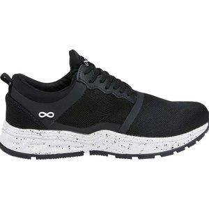 Infinity by Cherokee Footwear Fly Sneaker Black Flecked Size 8.5, never worn